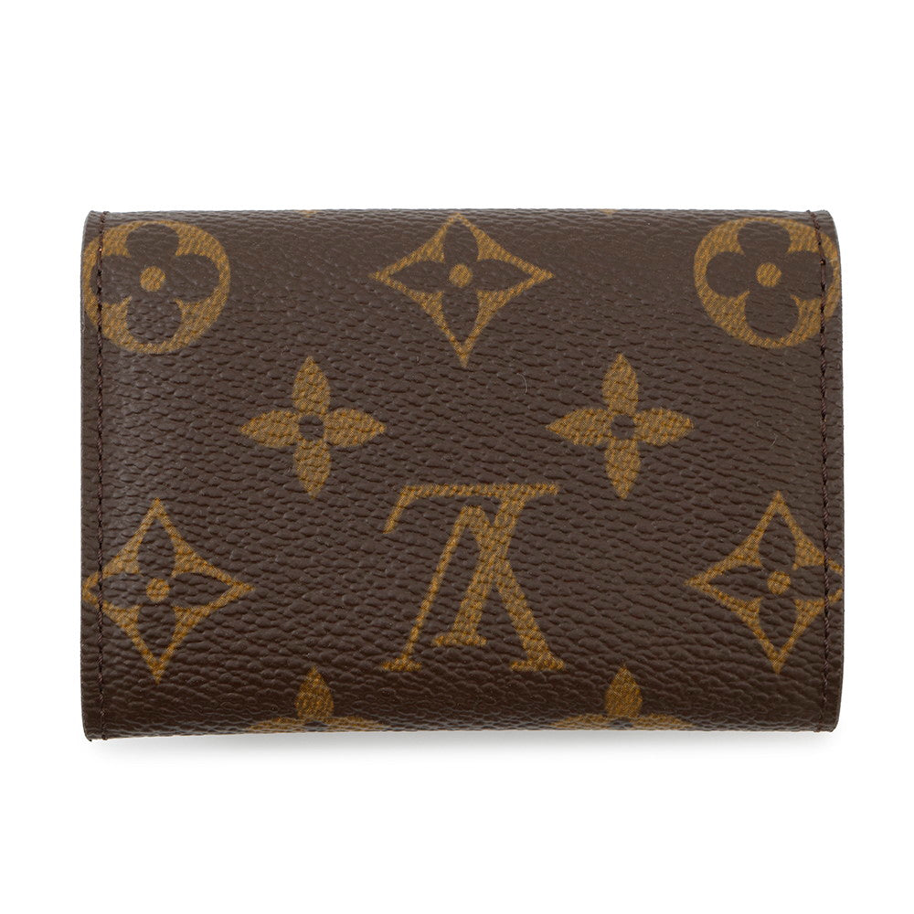 LOUIS VUITTON Porte Monnaie・Plat BrownM61930 Monogram