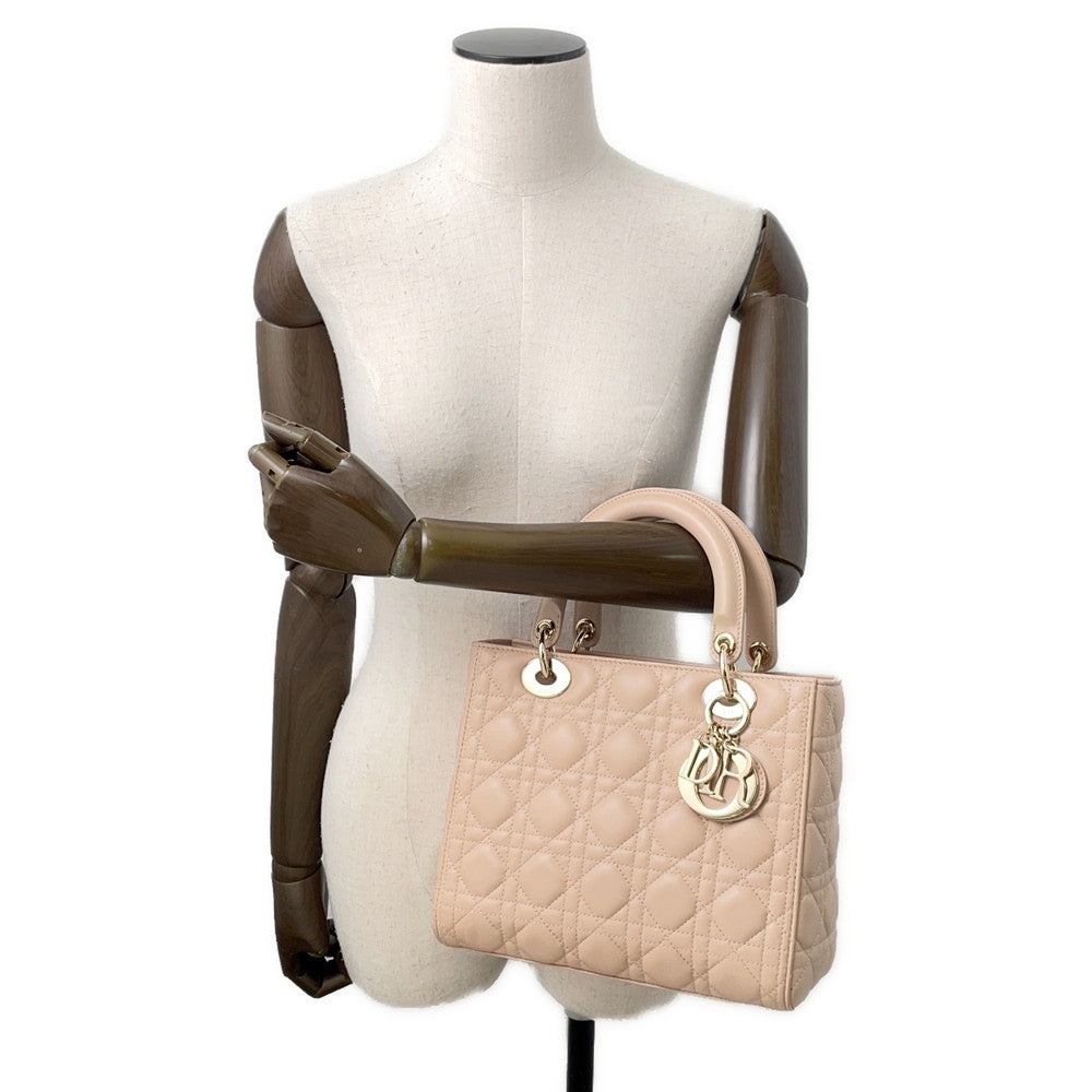 Dior Lady Dior Jasmin FlowerCAL44550 Lambskin Size Medium