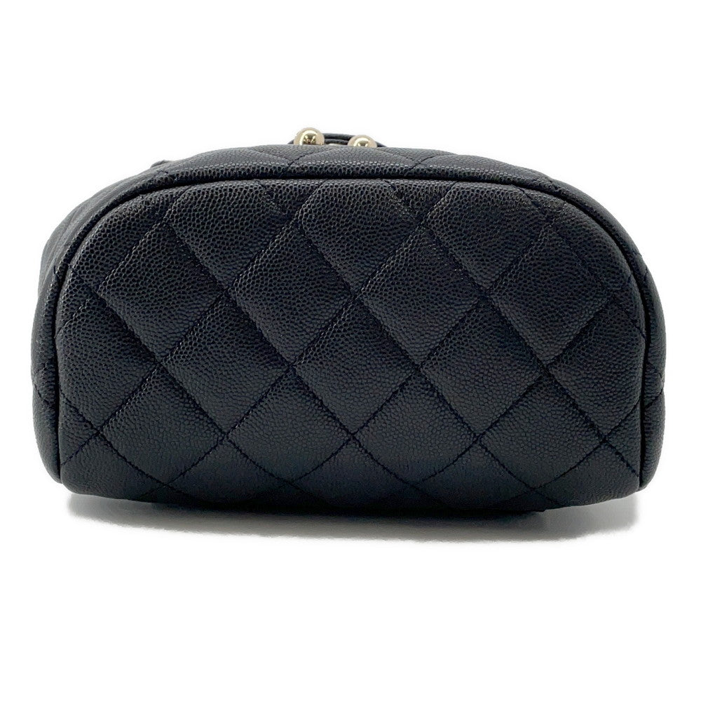CHANEL Matelasse ChainBackpack BlackAS4058 Caviar Leather