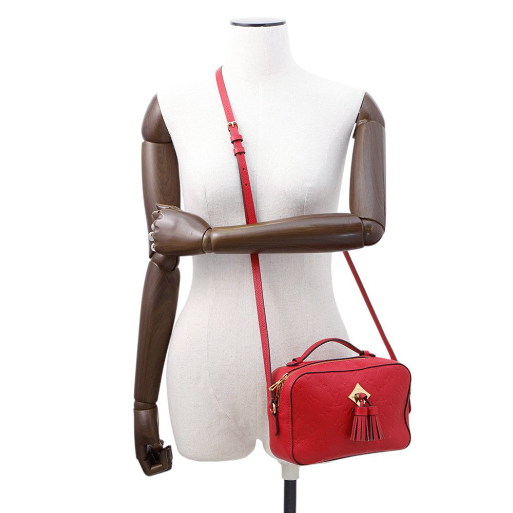 LOUIS VUITTON Saintonge scarletM44606 Monogram Empreinte Leather
