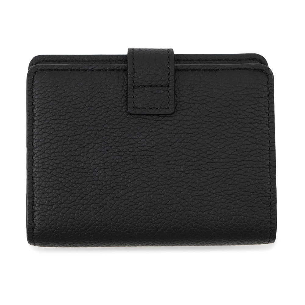 LOUIS VUITTON Portefeuille, low key, compact NoirM12408 Calf Leather