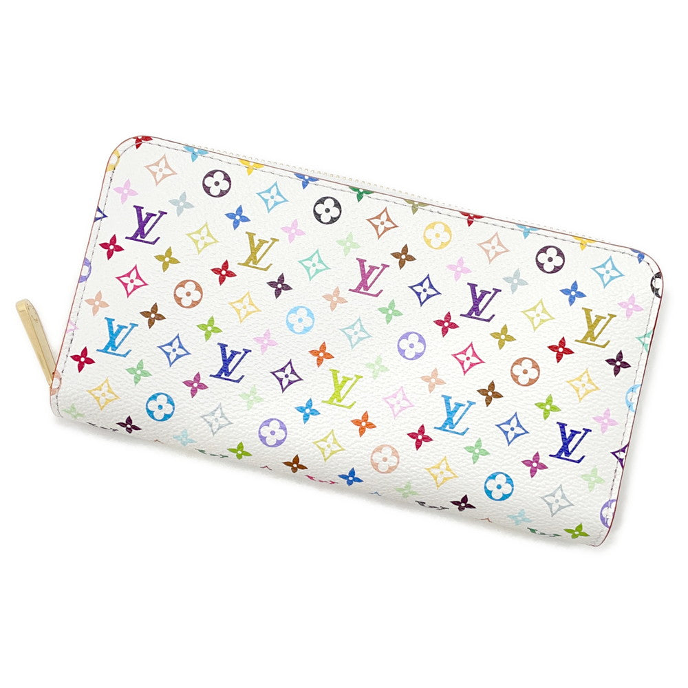 LOUIS VUITTON LV Ã TM Zippy Wallet_Japan Limited Edition WhiteM13922 Monogramã»Multicolor