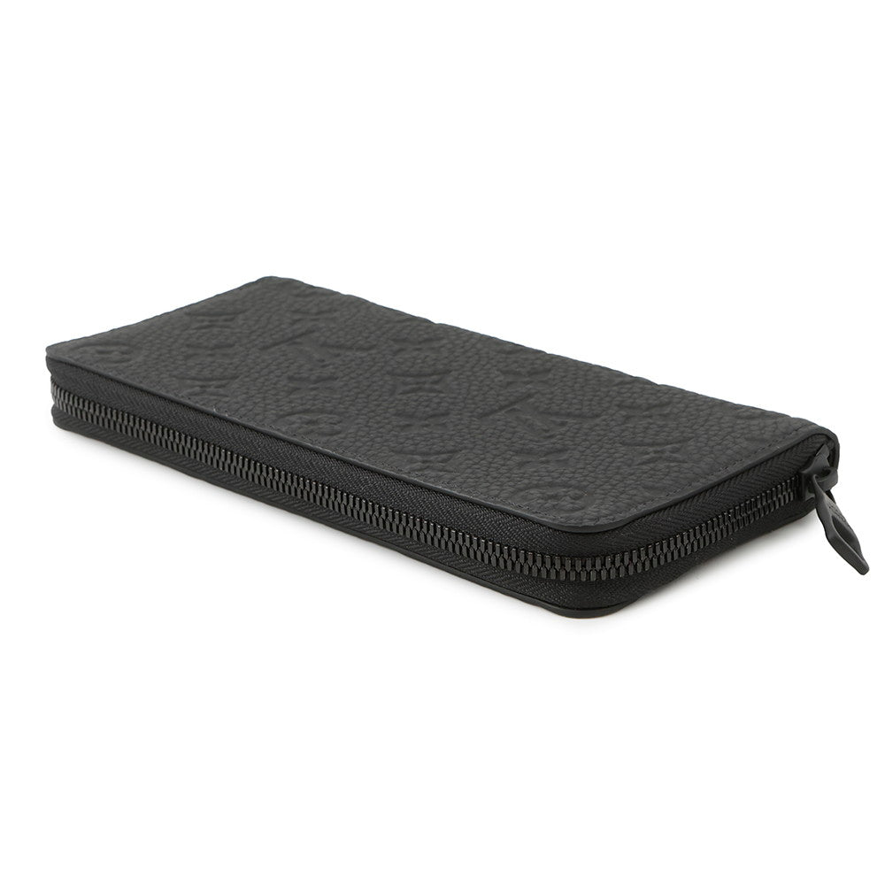 LOUIS VUITTON Zippy wallet Vertical NoirM69047 Taurillon Leather/Monogram・Pattern