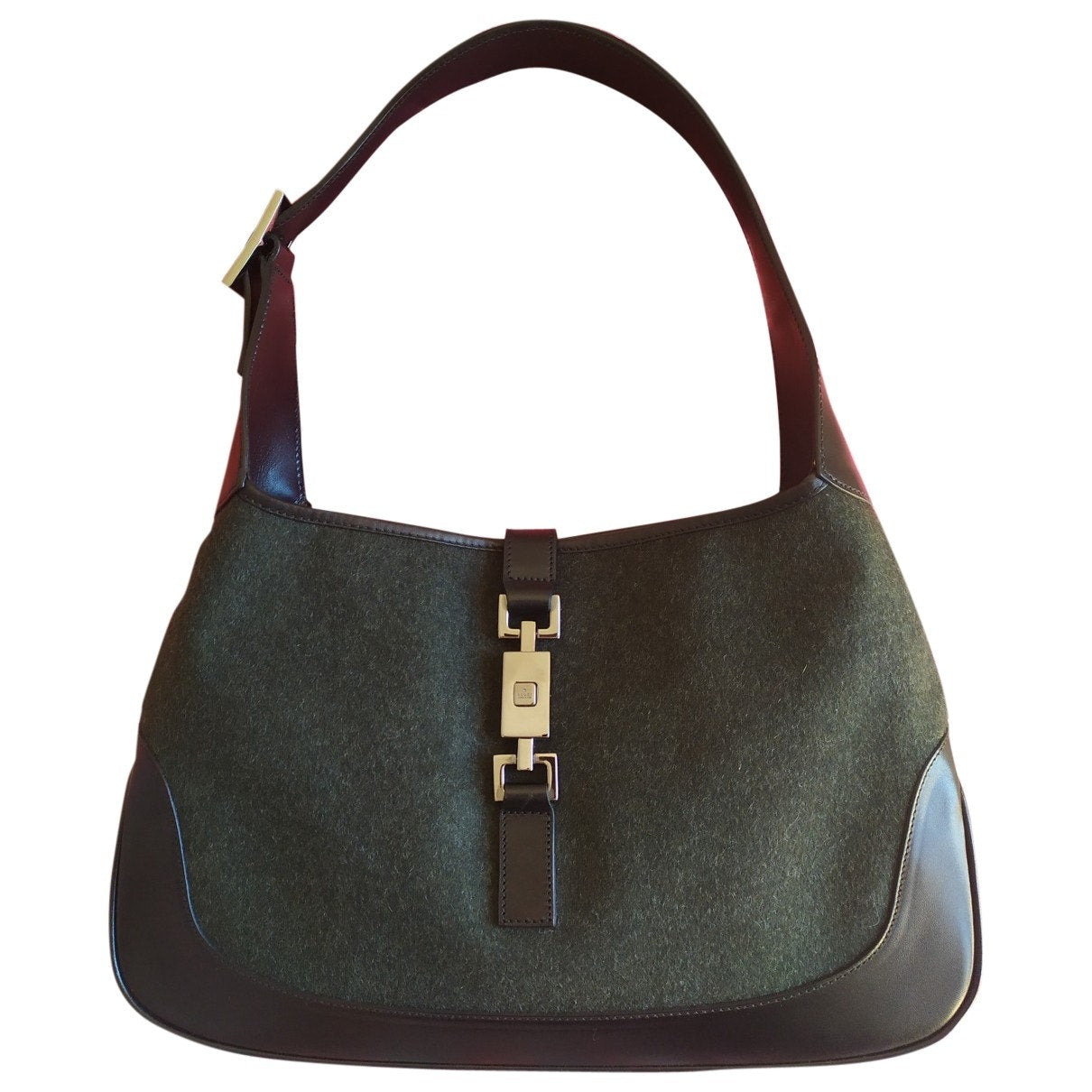 Gucci jackie     wool handbag