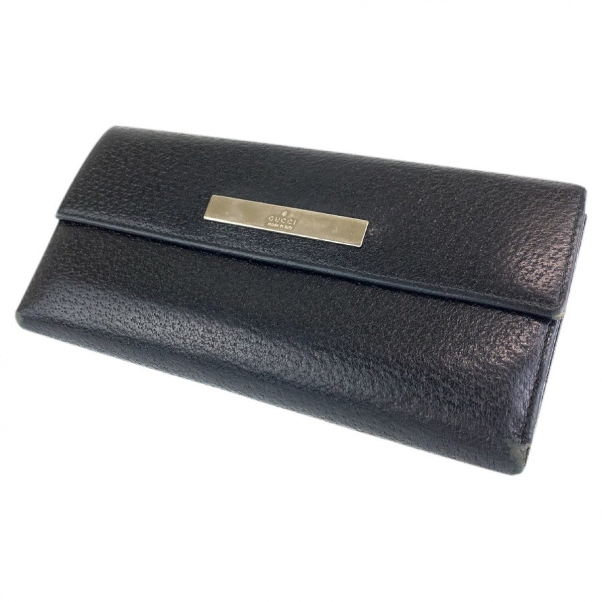 Gucci black leather case