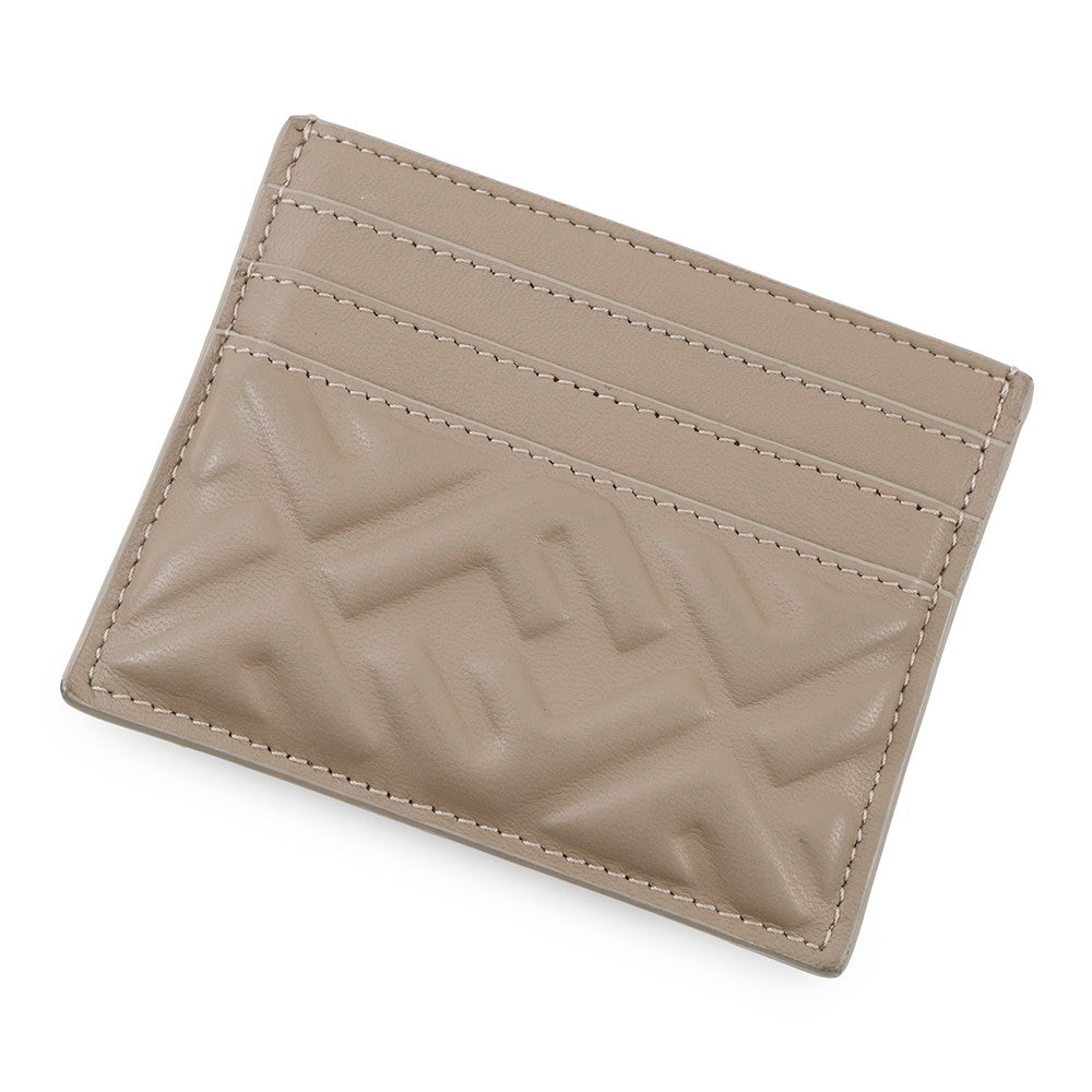 FENDI Baguette Card Case Gray8M0445 Nappa Leather