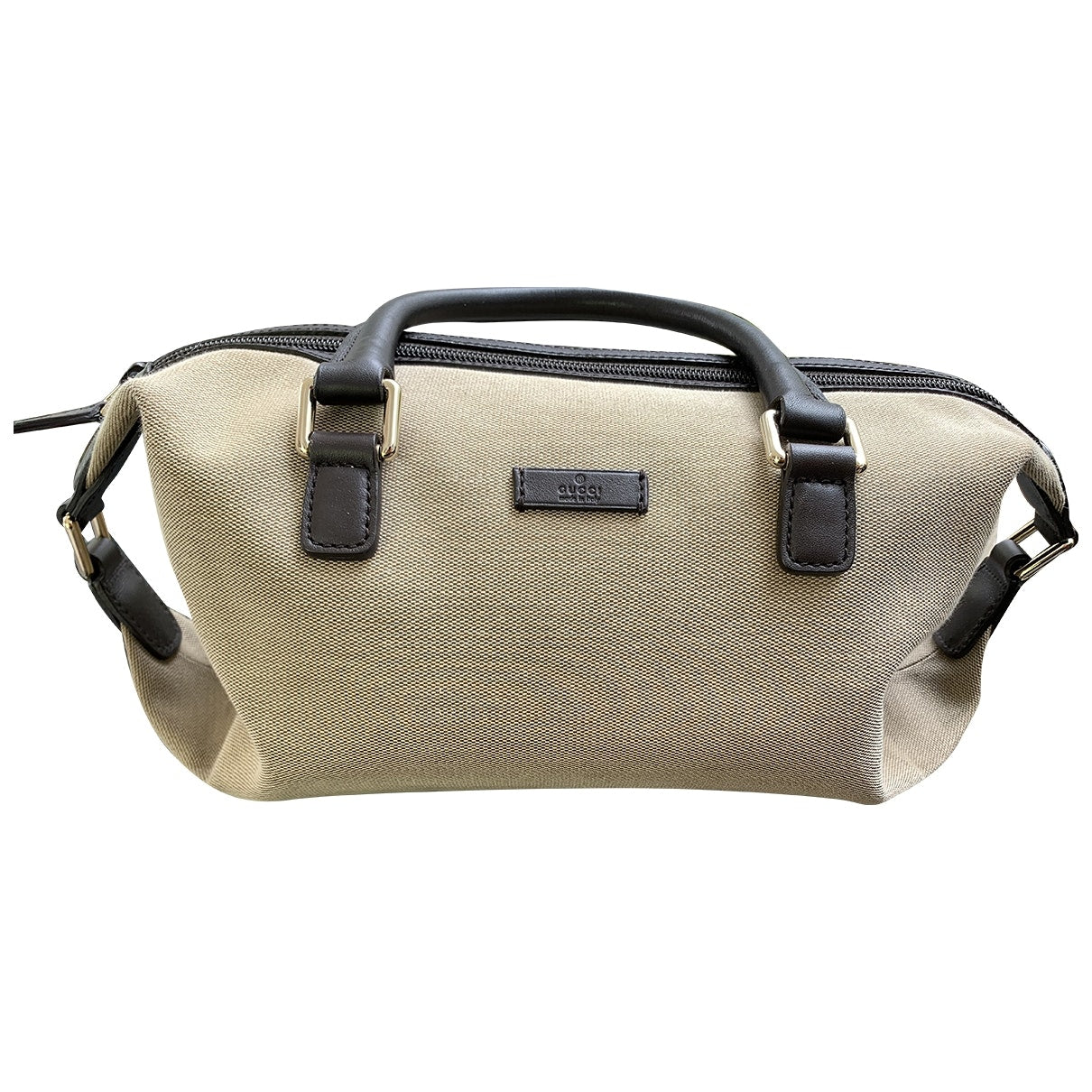 Gucci beige cloth clutch bag