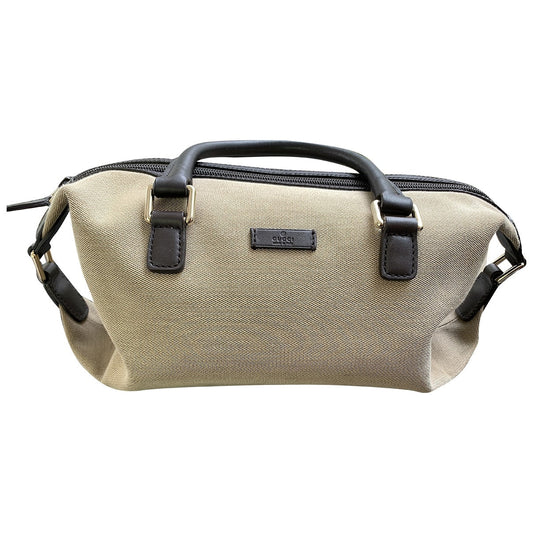 Gucci beige cloth clutch bag