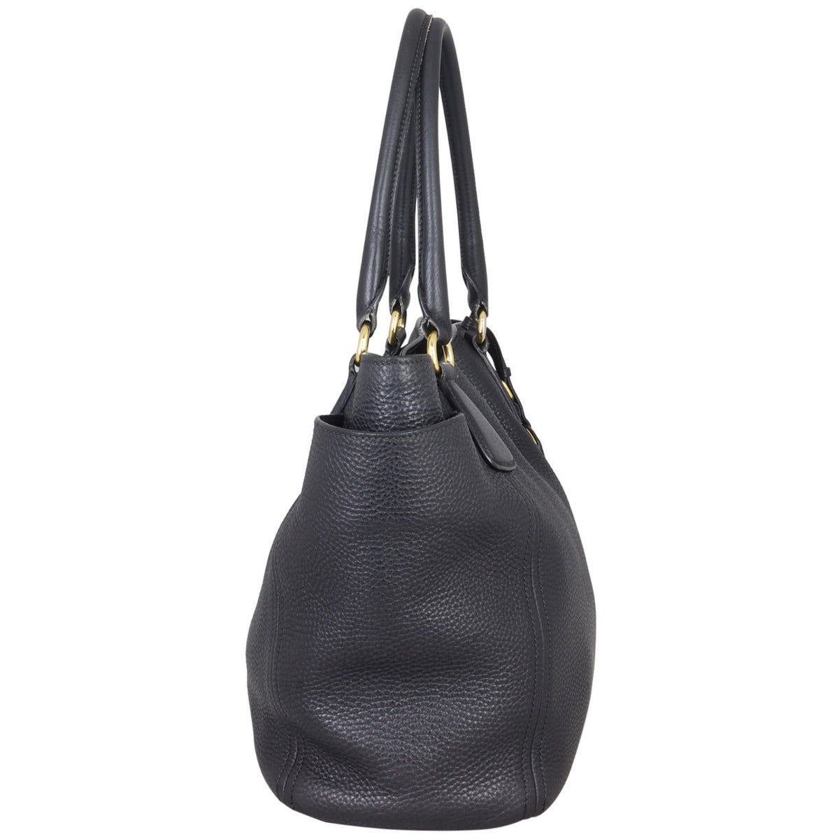 Prada Vitello Daino Side Pocket Tote