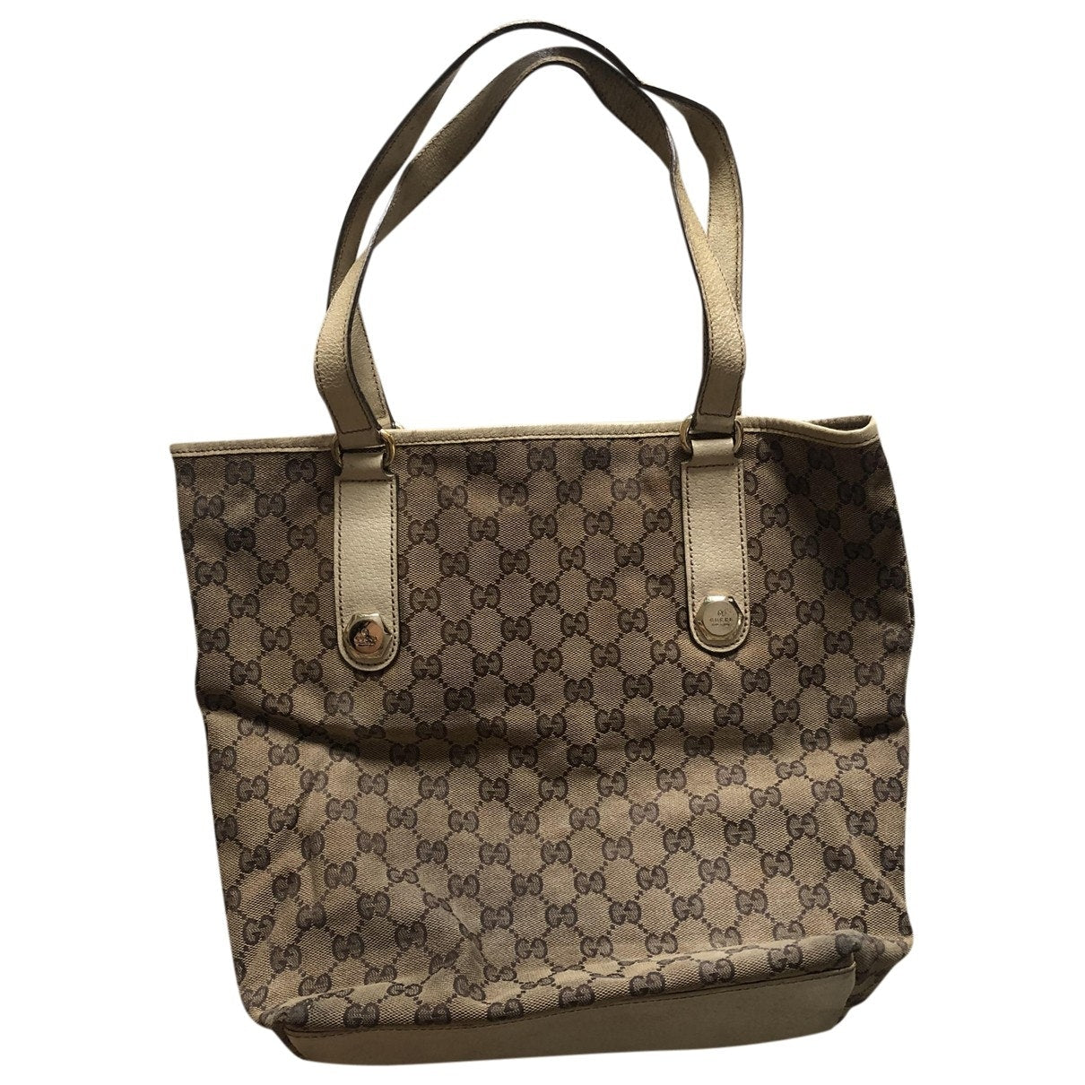 Gucci beige cloth handbag