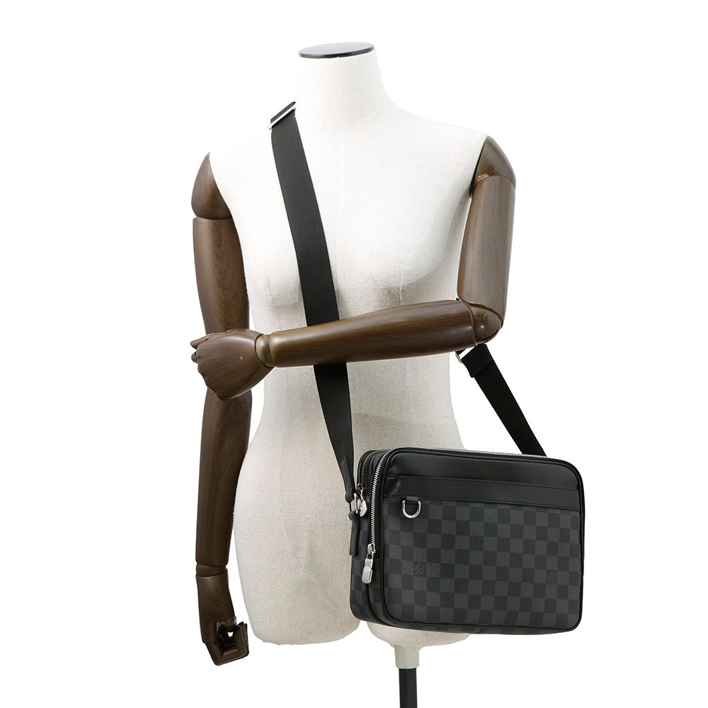 LOUIS VUITTON Trocadero Messenger NoirN40087 Damier Graphite Size PM