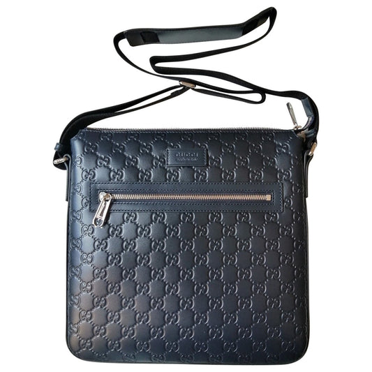 Gucci blue leather bag