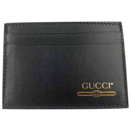 Gucci black leather case