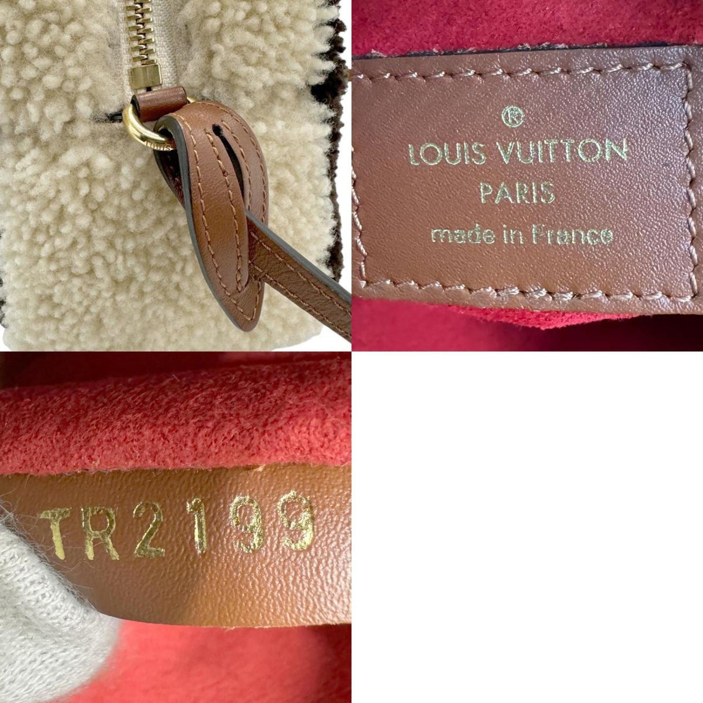 LOUIS VUITTON Beach Pouch Handbag