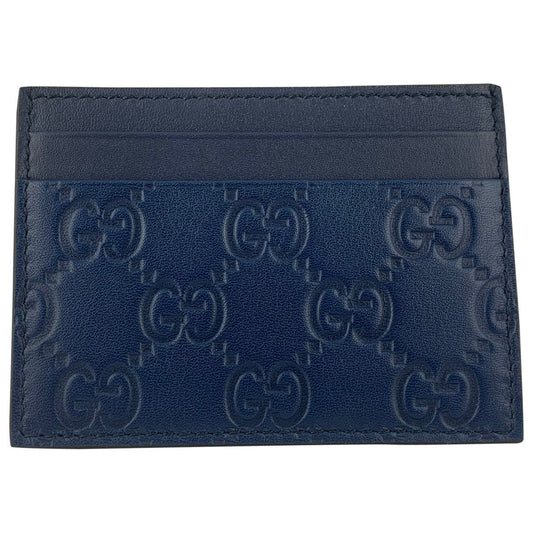 Gucci blue leather case