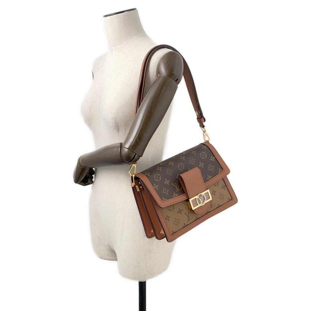 LOUIS VUITTON Dauphine NoirM45958 Monogram Monogram Reverse Canvas Size MM