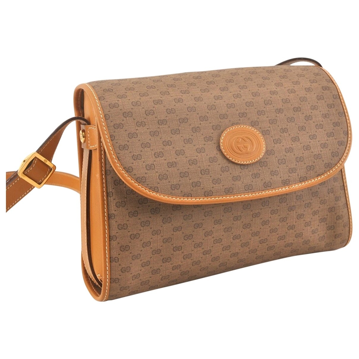 Gucci brown plastic handbag