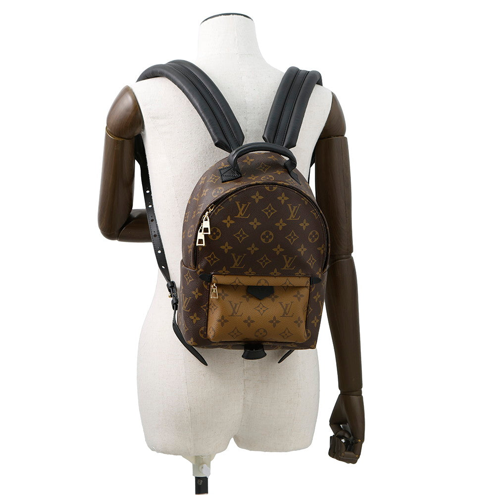 LOUIS VUITTON Palm Springs Backpack NoirM44870 Monogram Monogram Reverse Canvas Size PM
