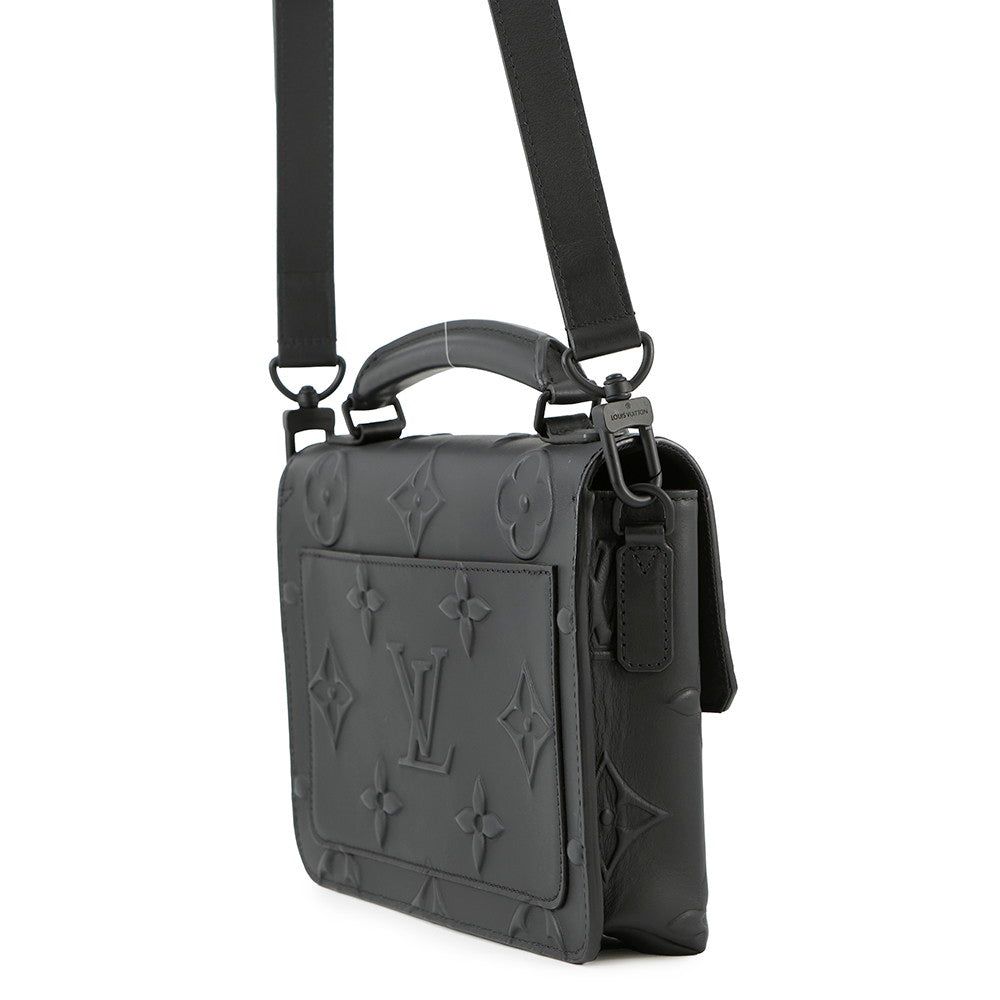 LOUIS VUITTON Ambassador NoirM58711 Monogram?Seal Size PM