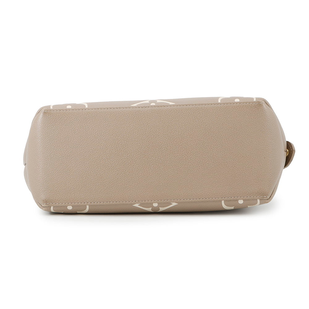 LOUIS VUITTON Petit Palais Tourterelle claimM58914 Two-tone Monogram Empreinte Leather Monogram - Giant Size PM