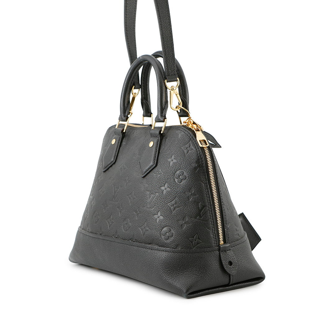LOUIS VUITTON Neo Alma NoirM44832 Monogram Empreinte Leather Size PM