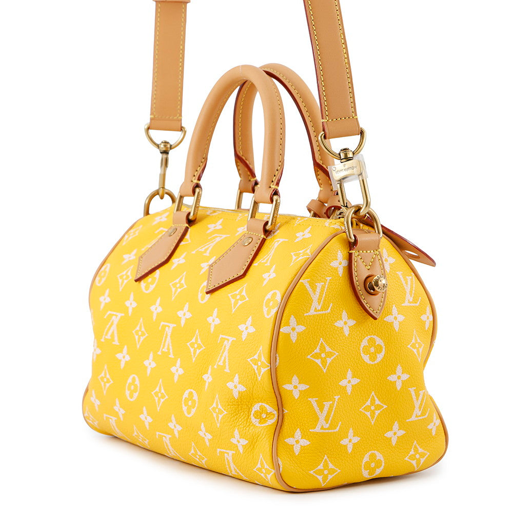 LOUIS VUITTON Speedy P9 Bandouliere JauneMattM24426 Monogram Size 25