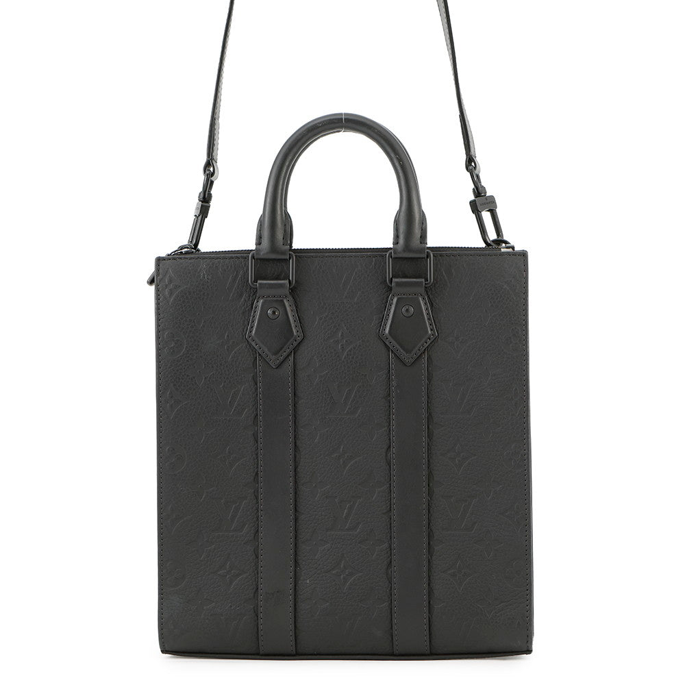 LOUIS VUITTON Sac Plat NoirM21884 Monogram ?Taurillon