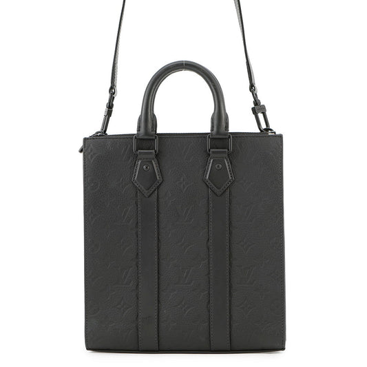 LOUIS VUITTON Sac Plat NoirM21884 Monogram ?Taurillon