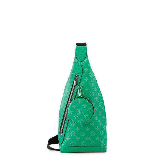 LOUIS VUITTON duo sling bag CatusGreenM31000 Monogram Taiga Leather