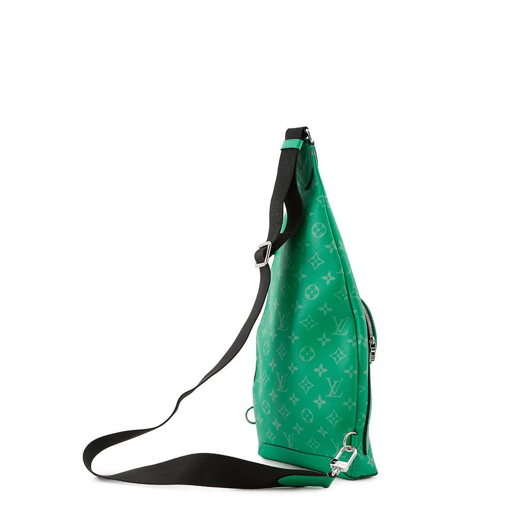 LOUIS VUITTON duo sling bag CatusGreenM31000 Monogram Taiga Leather