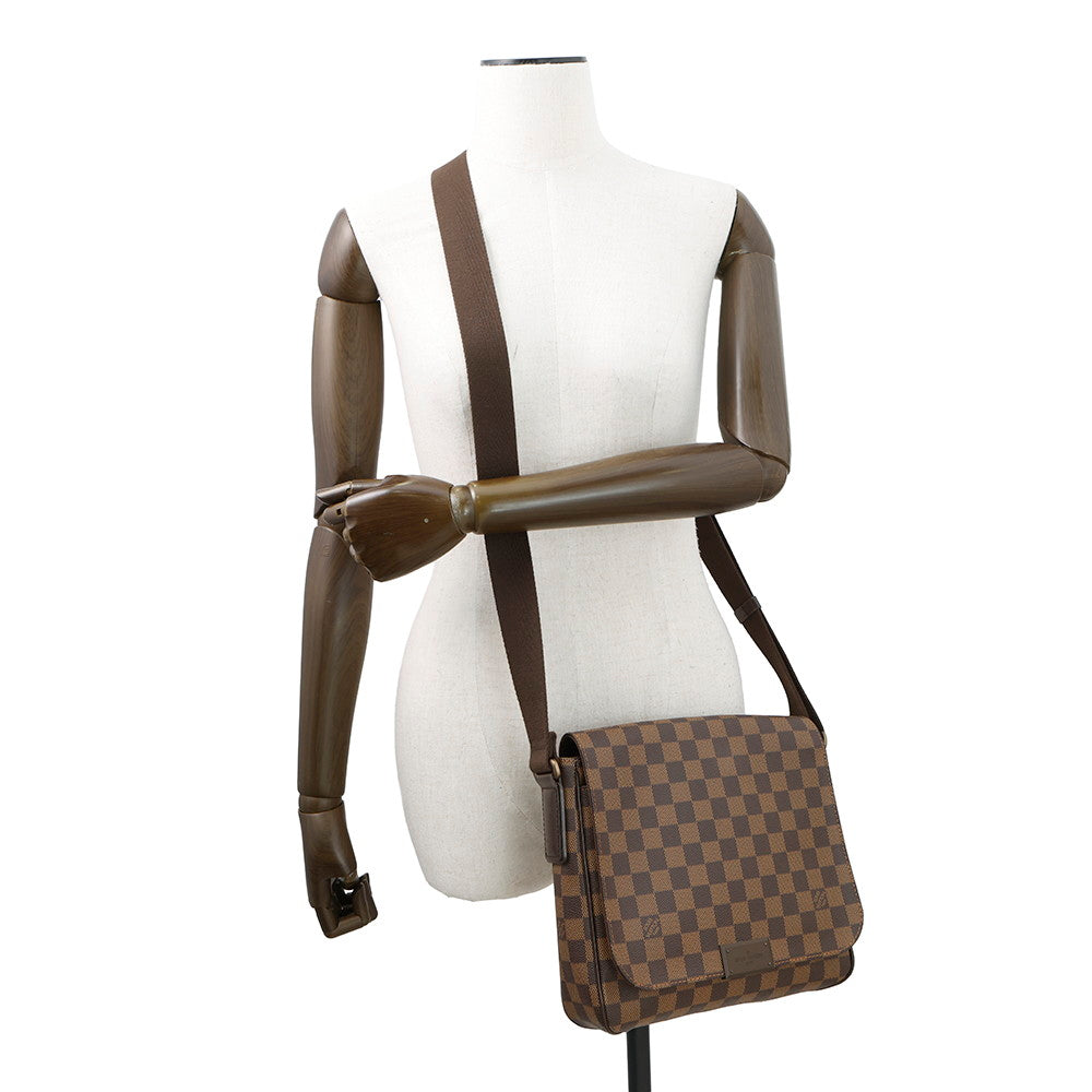 LOUIS VUITTON District BrownN41213 Damier Ebene Canvas Size PM