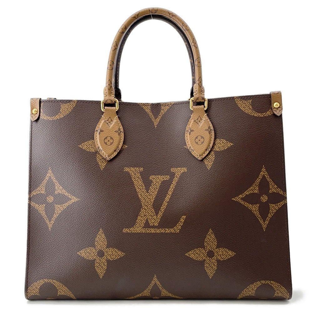 LOUIS VUITTON Onthego RedM45321 Monogram Monogram Reverse Canvas Monogram Giant Size MM