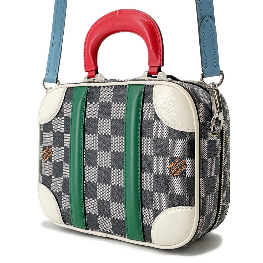 LOUIS VUITTON Valaisette Noir/BlancN40233 Damier Calf Leather Size BB