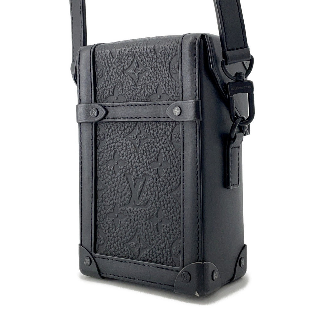 LOUIS VUITTON Vertical Trunk Wearable Wallet NoirM82070 Monogram?Taurillon