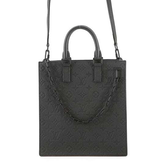 LOUIS VUITTON Sac Plat Messenger NoirM55924 Monogram?Taurillon