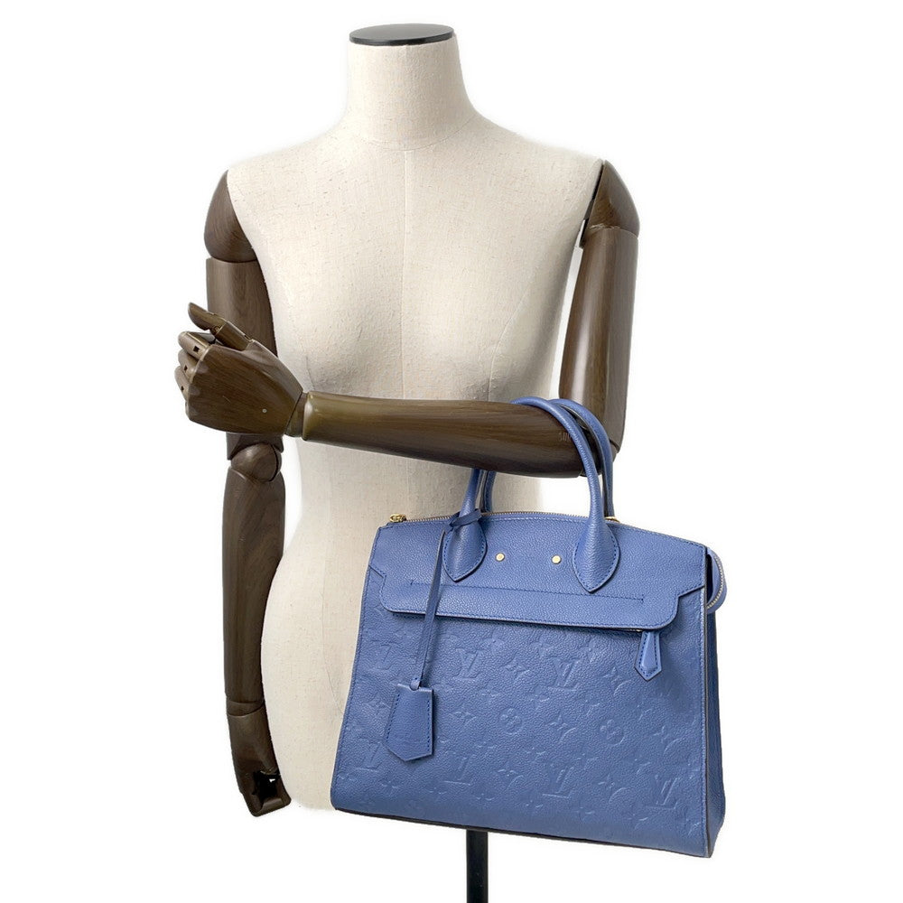 LOUIS VUITTON Pont Neuf DenimEncreM41751 Monogram Empreinte Leather Size MM