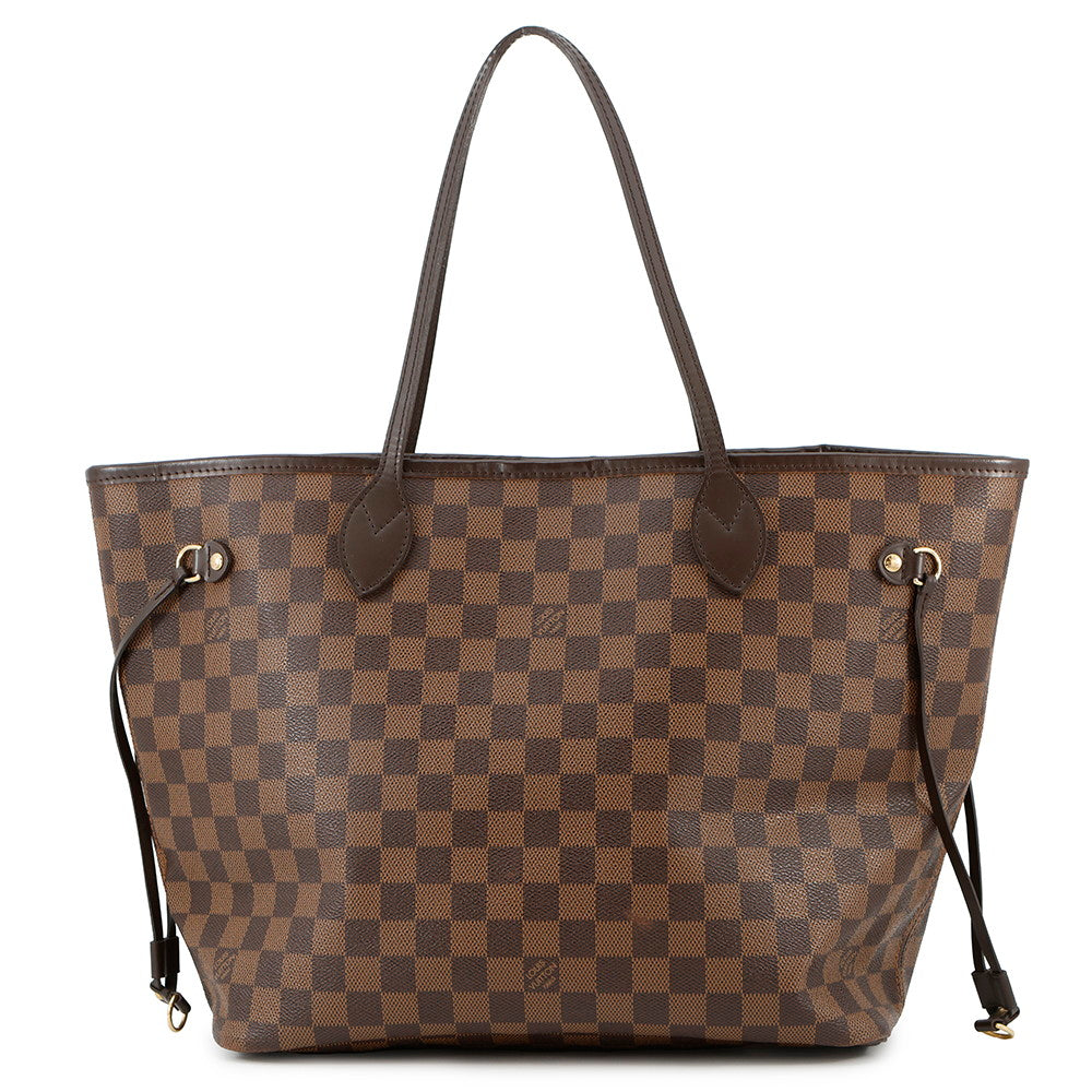 LOUIS VUITTON Neverfull CeriseN41358 Damier Ebene Canvas Size MM