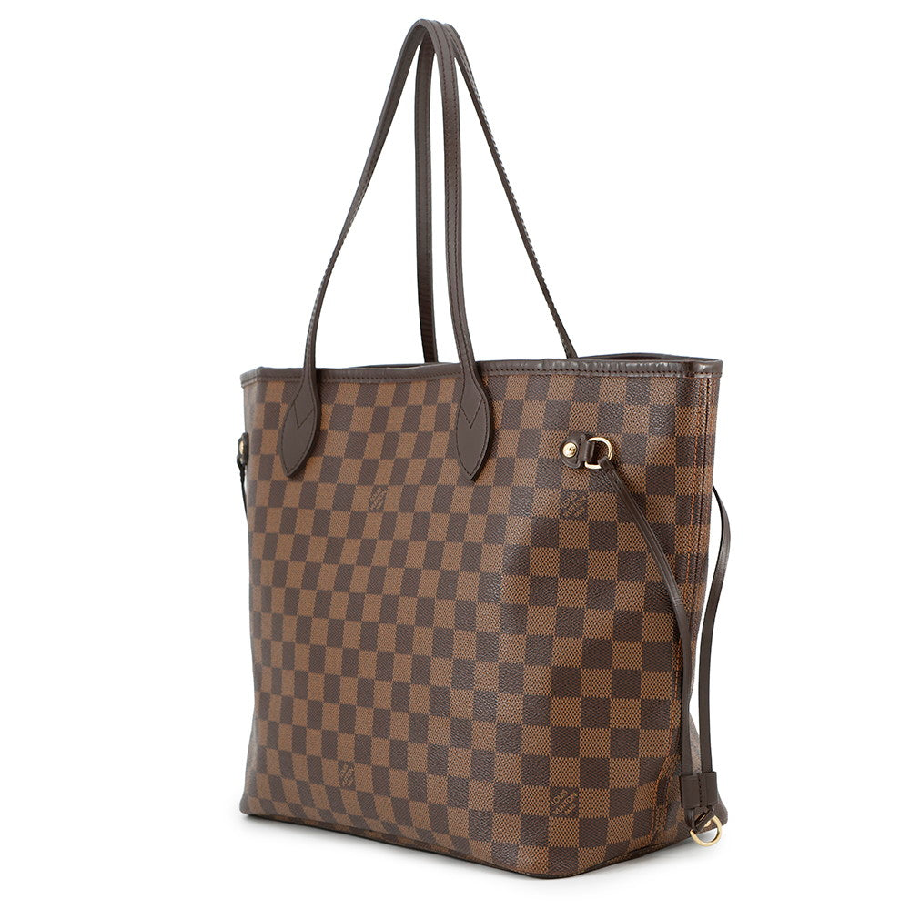 LOUIS VUITTON Neverfull CeriseN41358 Damier Ebene Canvas Size MM