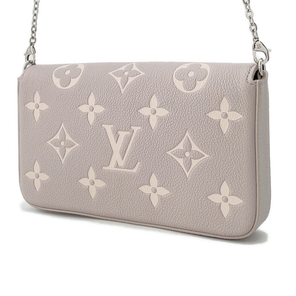LOUIS VUITTON Felicie Pochette Bloom GrayM14227 Monogram Empreinte Leather