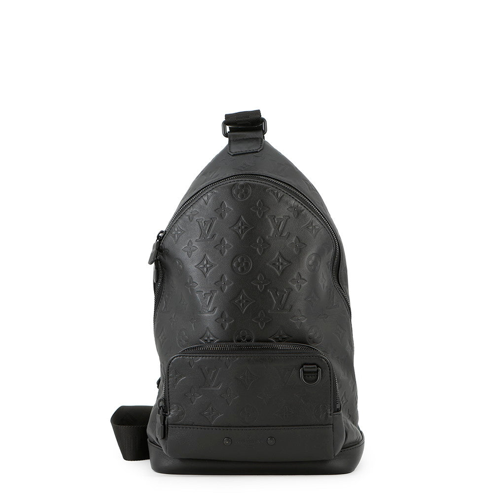 LOUIS VUITTON racer sling bag NoirM46107 Monogram Shadow