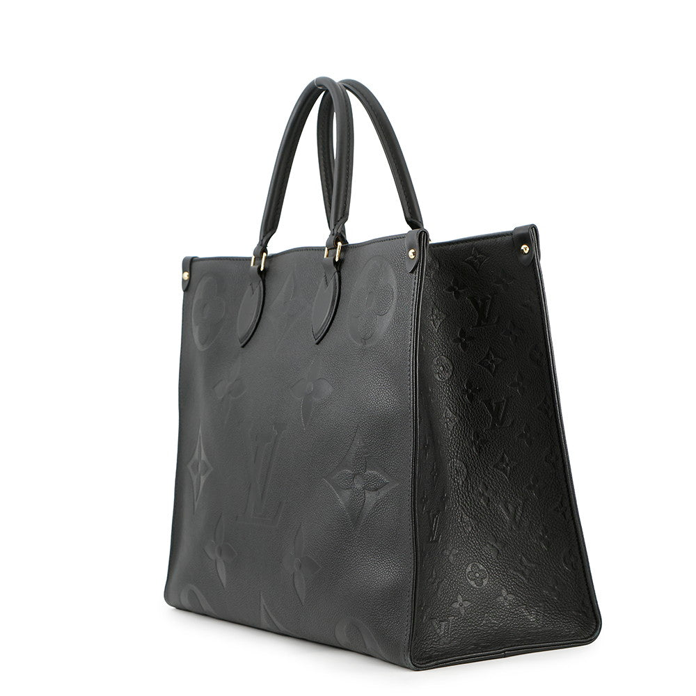 LOUIS VUITTON Onthego NoirM44925 Monogram Empreinte Leather Size GM
