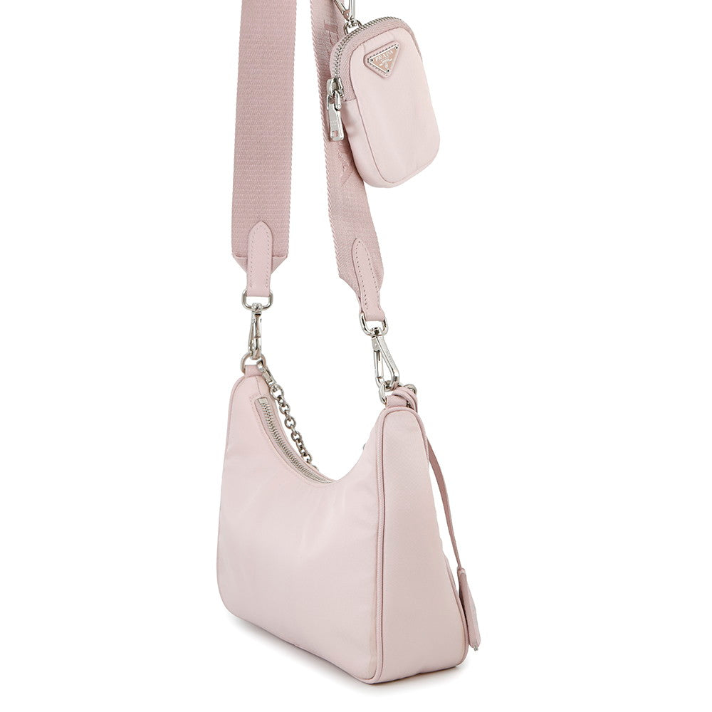 PRADA Re-Nylon Re-Edition 2005 Shoulder Bag Pink1BH204 Nylon