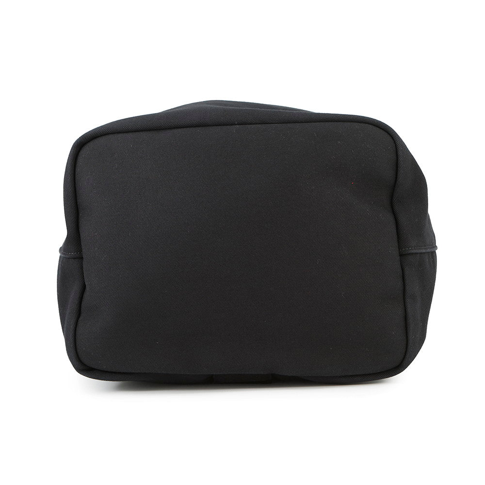 SAINT LAURENT PARIS Rive Gauche logo sling bag Black/White734682 Canvas