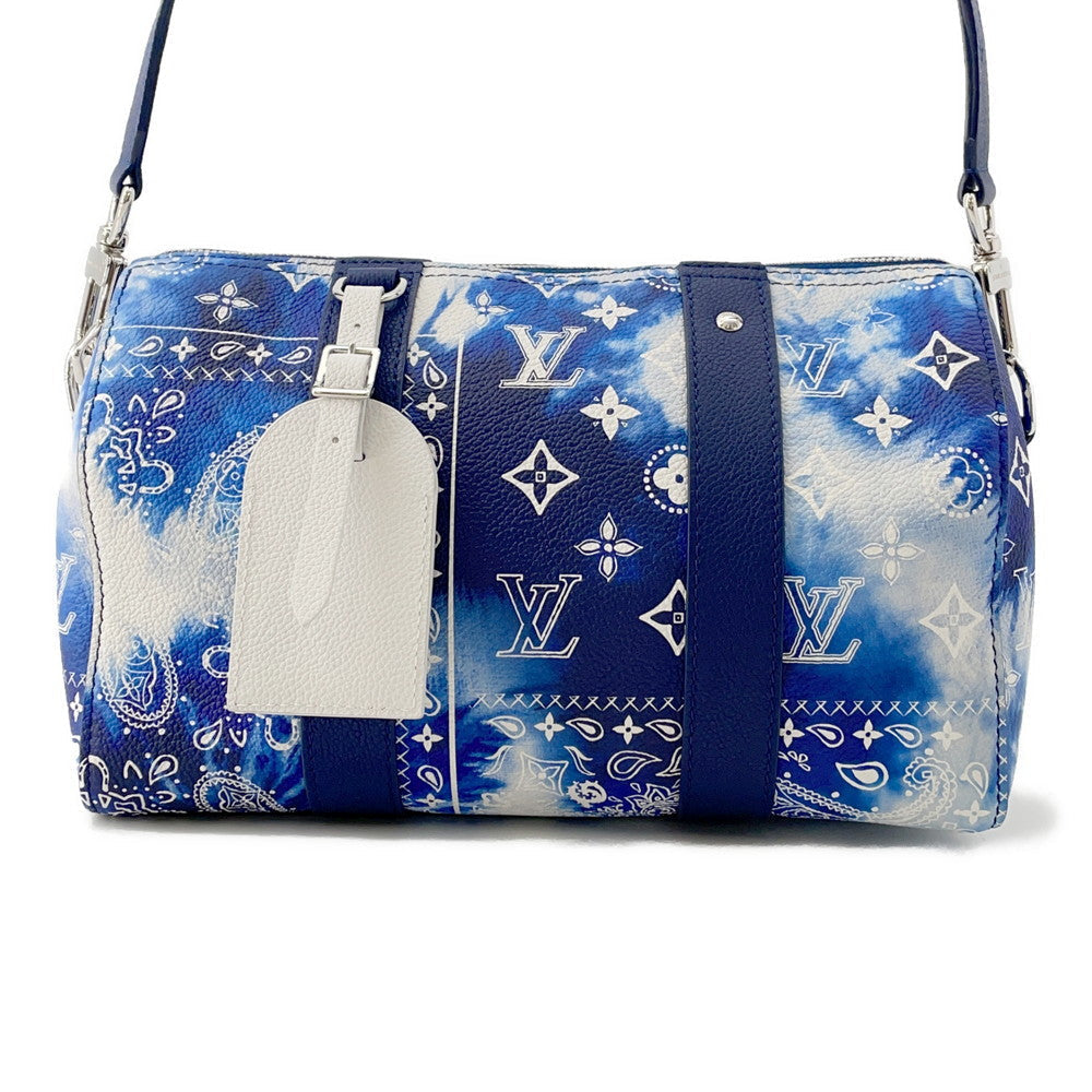 LOUIS VUITTON City?Keepall Blue/WhiteM20555 Monogram?Bandana