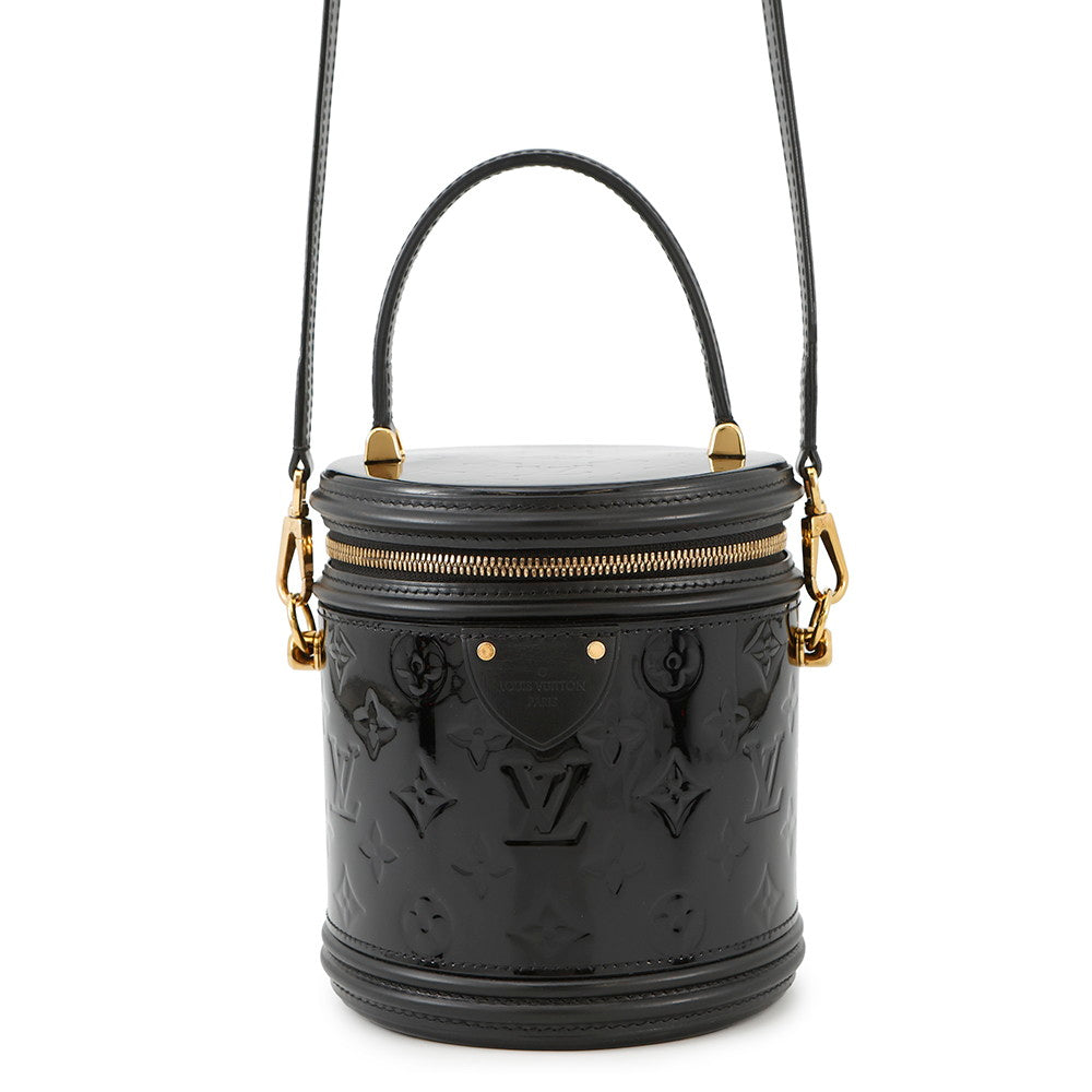 LOUIS VUITTON Cannes NoirM53997 Monogram Vernis Leather Size PM