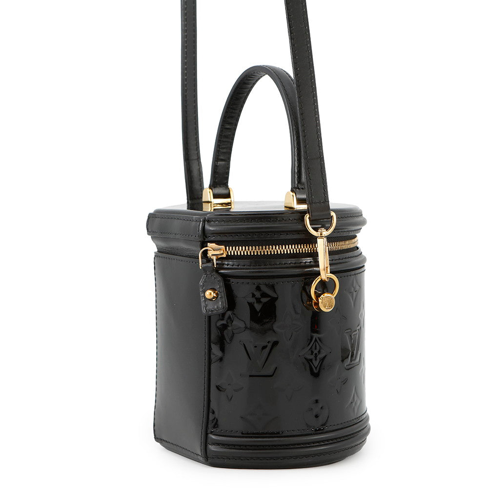 LOUIS VUITTON Cannes NoirM53997 Monogram Vernis Leather Size PM