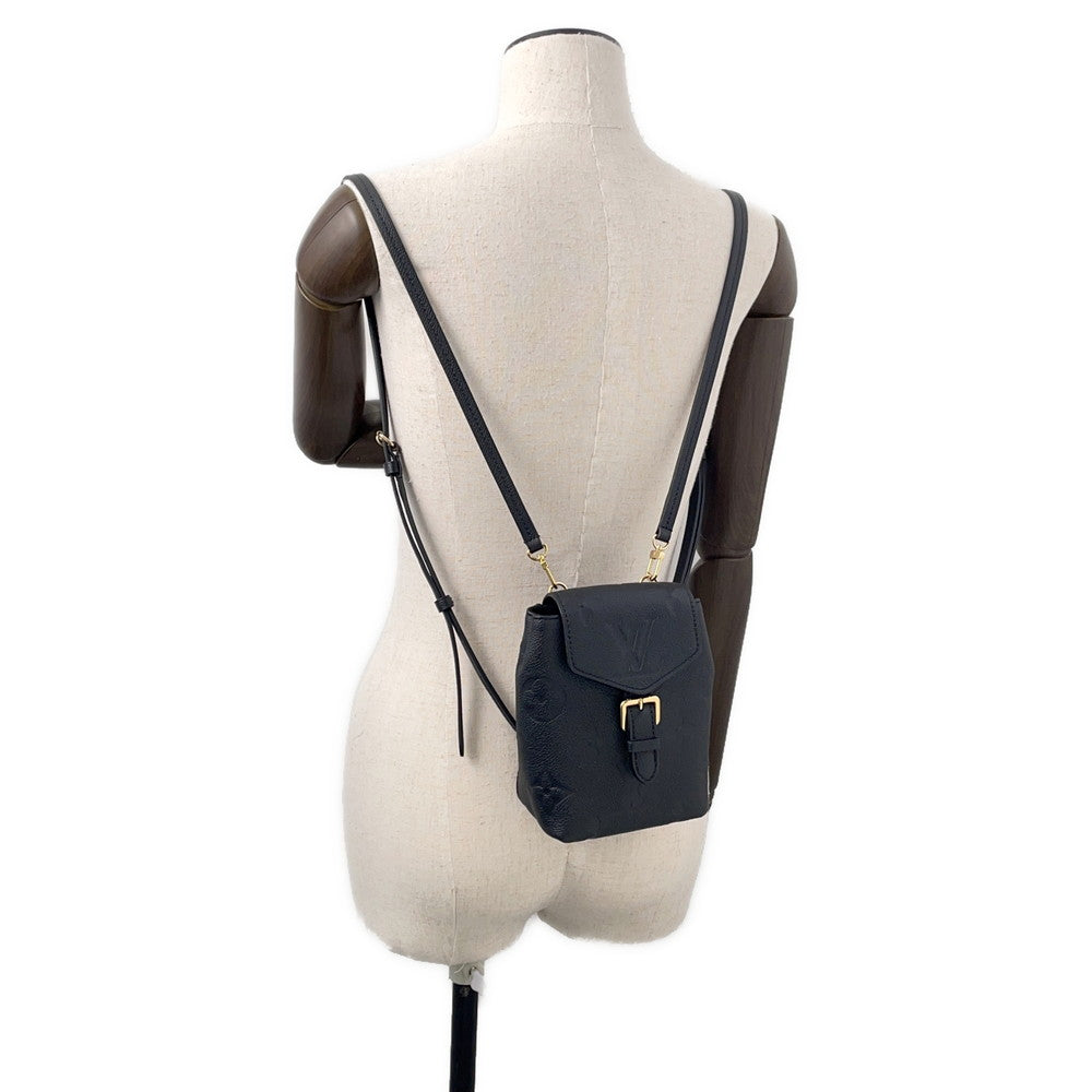 LOUIS VUITTON Tiny Backpack NoirM80596 Monogram Empreinte Leather