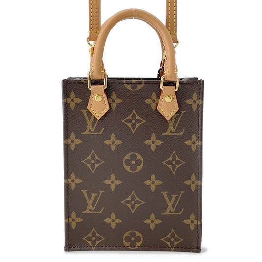 LOUIS VUITTON Petit Sac Plat BrownM69442 Monogram