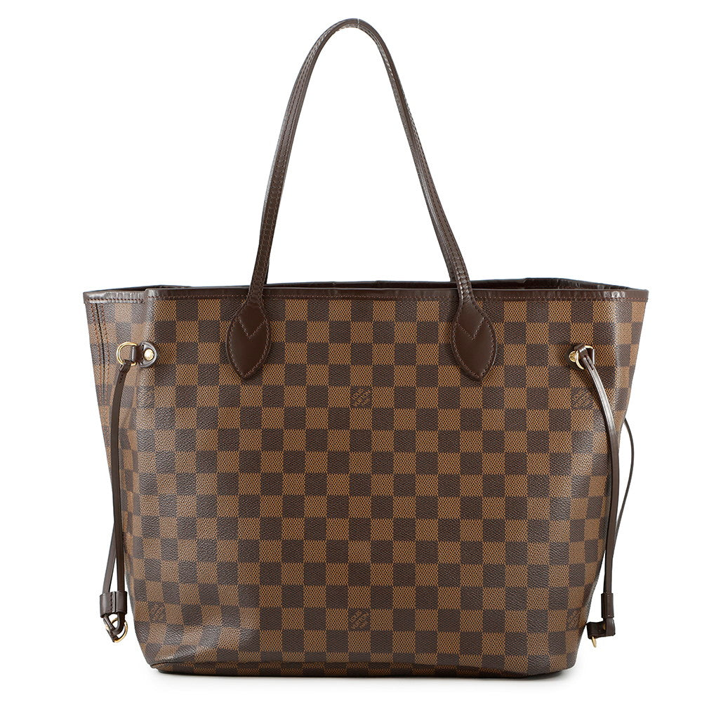 LOUIS VUITTON Neverfull CeriseN51105 Damier Ebene Canvas Size MM