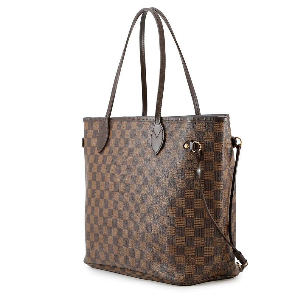 LOUIS VUITTON Neverfull CeriseN51105 Damier Ebene Canvas Size MM